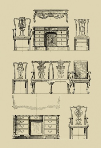 English Chippendale Furniture