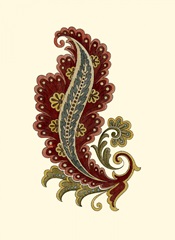Jacobean Leaf I