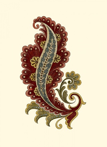 Jacobean Leaf I
