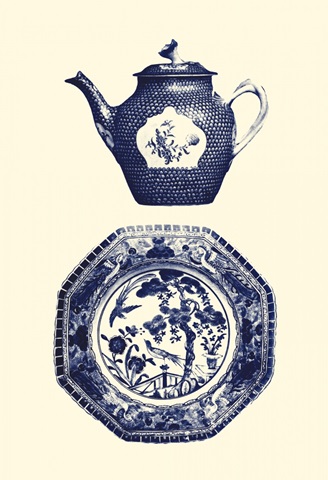 Manor Porcelain in Blue I