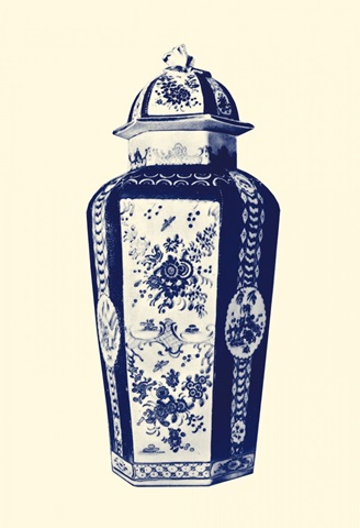 Manor Porcelain in Blue IV