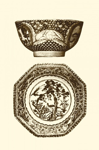 Manor Porcelain in Brown II