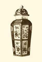 Manor Porcelain in Brown III