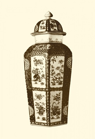 Manor Porcelain in Brown III