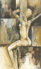 Mini Contemporary Seated Nude II