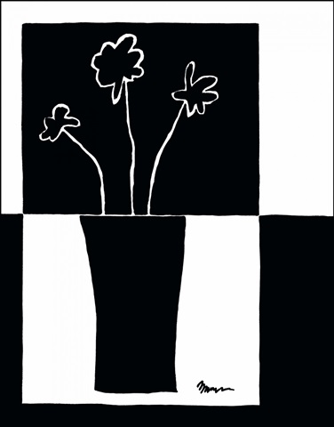 Minimalist Flower in Vase II