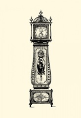 Small Antique Grandfather Clock II