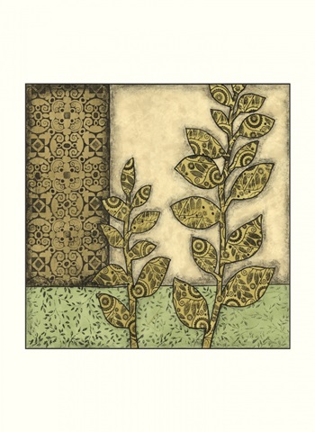 Small Green Leaves and Patterns II