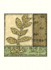 Small Green Leaves and Patterns III