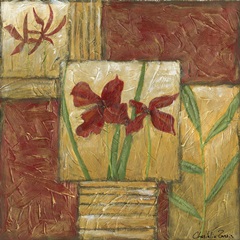 Red Lacquer Collage III