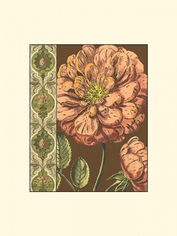 Small Nouveau Floral III