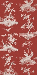 Toile in Crimson