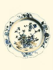 Blue and White Porcelain Plate I