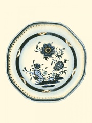 Blue and White Porcelain Plate II
