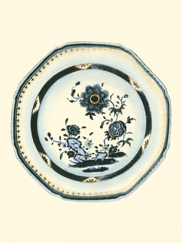 Blue and White Porcelain Plate II
