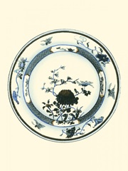 Blue and White Porcelain Plate III