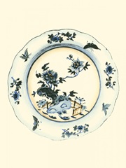Blue and White Porcelain Plate VI