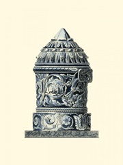 Blue Porcelain Urn II