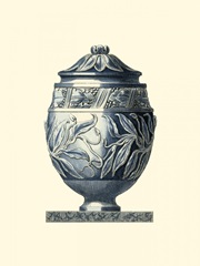 Blue Porcelain Urn IV