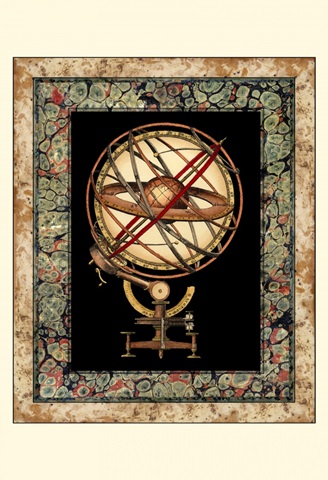 Globe with Marble Border I