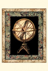 Globe with Marble Border II