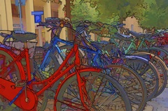 Colorful Bicycles I