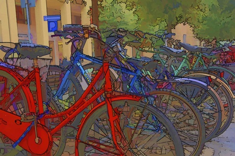 Colorful Bicycles I