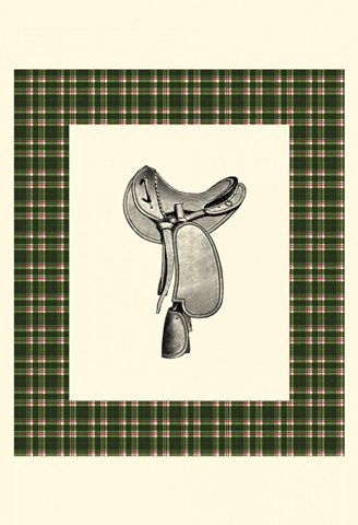 Saddle and Plaid I