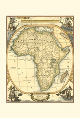 Small Nautical Map of Africa