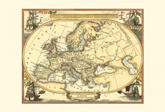 Small Nautical Map of Europe