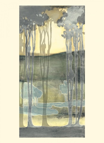 Small Nouveau Landscape II