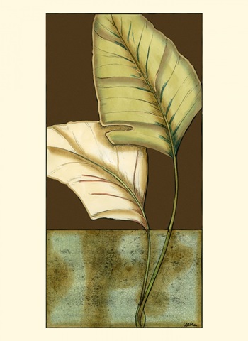 Small Palm Leaf Arabesque I