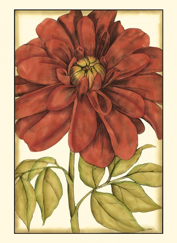 Small Ruby Blooms III