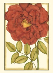 Small Ruby Blooms IV