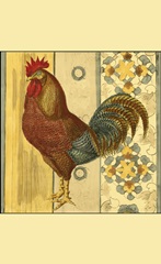 Mini Barnyard Roosters II