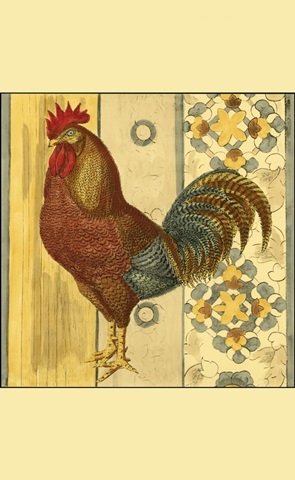 Mini Barnyard Roosters II