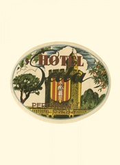 Vintage Travel Label II