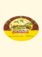 Vintage Travel Label III