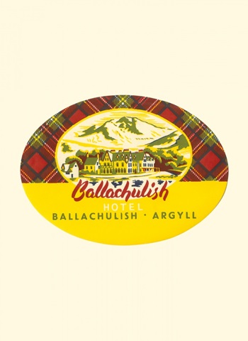 Vintage Travel Label III