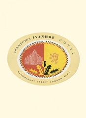 Vintage Travel Label IX