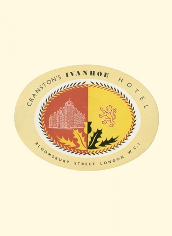 Vintage Travel Label IX