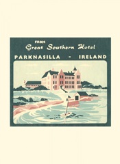 Vintage Travel Label V
