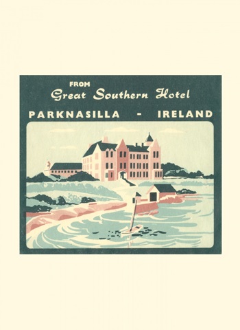 Vintage Travel Label V