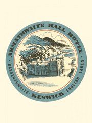 Vintage Travel Label VI