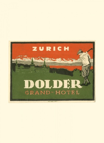 Vintage Travel Label VIII
