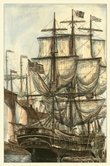 Printed Majestic Ship I