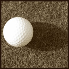 Sepia Golf Ball Study III