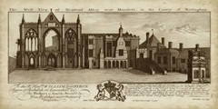 View of Newstead Abbey
