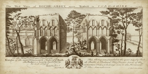 View of Roche-Abbey