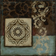 Damask Tapestry w/rosette I